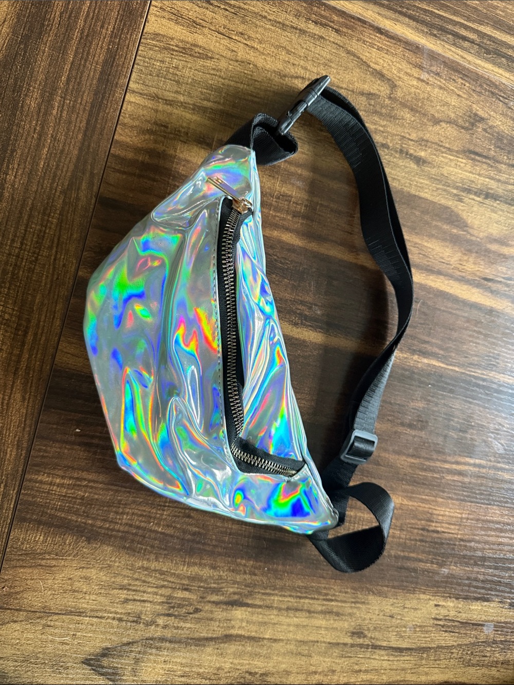 Holographic Iridescent Fanny Pack Belt Bag